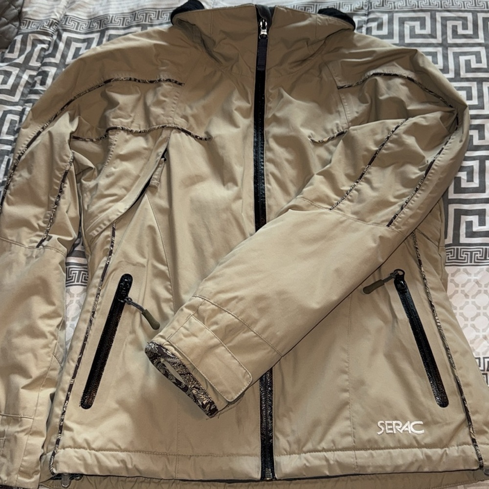 Vintage SERAC Women’s Ski Snow Jacket PTP 19”